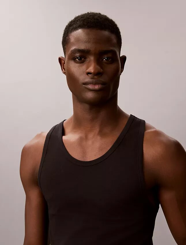 Cotton Stretch Blend 3-Pack Tank Top Cotton Stretch Blend 3-Pack Tank Top