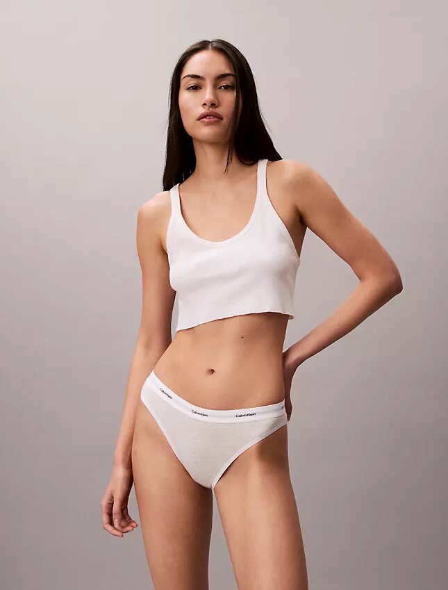 Cotton Stretch Rib Bikini Cotton Stretch Rib Bikini