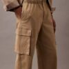 Cotton Stretch Straight Fit Cargo Pants