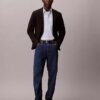 Cotton Stretch Stripe Slim Button-Down Shirt