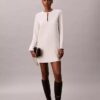 Crepe Tailored Mini Dress