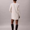 Crepe Tailored Mini Dress