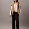 Crepe Wide Leg Trousers