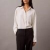 Crepe Wide Leg Trousers