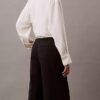 Crepe Wide Leg Trousers