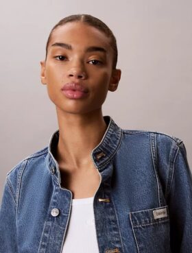 Denim Cropped Jacket