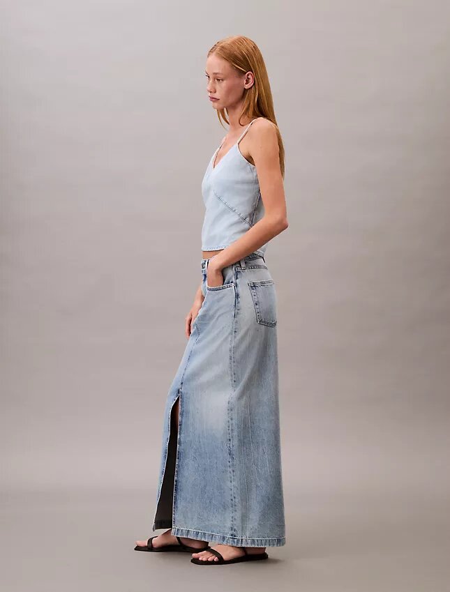 Denim Maxi Skirt Denim Maxi Skirt