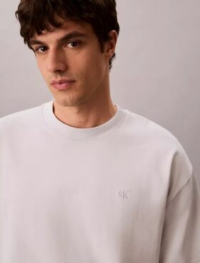 Distressed Monologo Graphic Relaxed T-Shirt