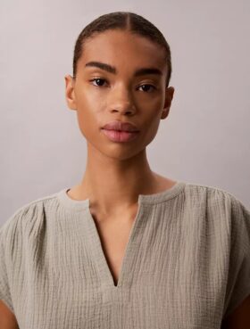 Double Gauze Relaxed Top