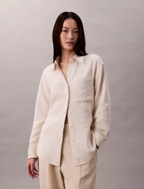 Double Gauze Roll Tab Shirt
