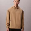 Emblem Logo Wool Blend Hoodie