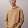 Emblem Logo Wool Blend Hoodie