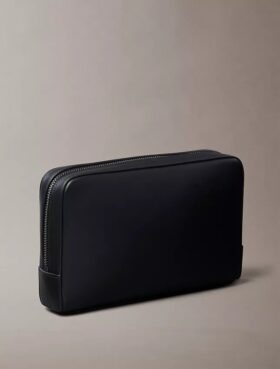 Embossed Monogram Pouch