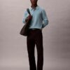 Extra Fine Merino Blend Polo Sweater