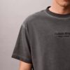 Faded Dye Logo Graphic Classic Crewneck T-Shirt Faded Dye Logo Graphic Classic Crewneck T-Shirt
