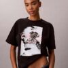 Faded Script Logo Graphic Boxy T-Shirt Faded Script Logo Graphic Boxy T-Shirt