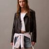 Faux Leather Moto Jacket