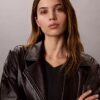 Faux Leather Moto Jacket