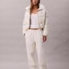 Fleece Velvet Monologo Sweatpants