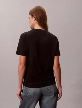 Flower Script Logo Graphic Classic T-Shirt
