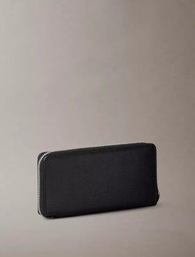 Foil Embossed Logo Zip Wallet