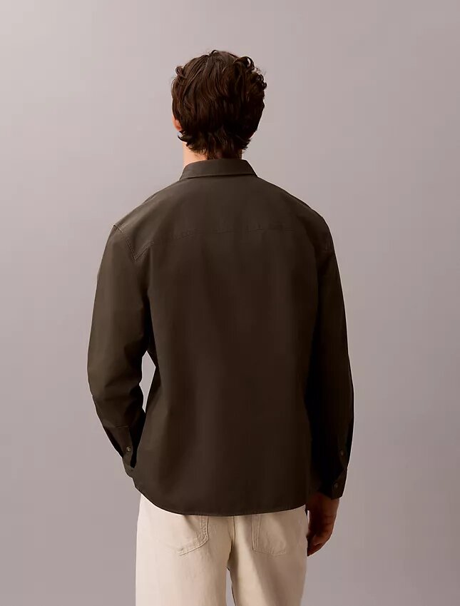 Garment Washed Twill Easy Overshirt Garment Washed Twill Easy Overshirt