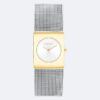 Geometric Dial Mesh Bracelet Watch