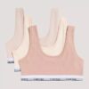 Girls Cotton Stretch 3-Pack Unlined Bralette