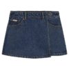 Girls Denim Mini Skort