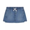 Girls Drawstring Denim Skorts
