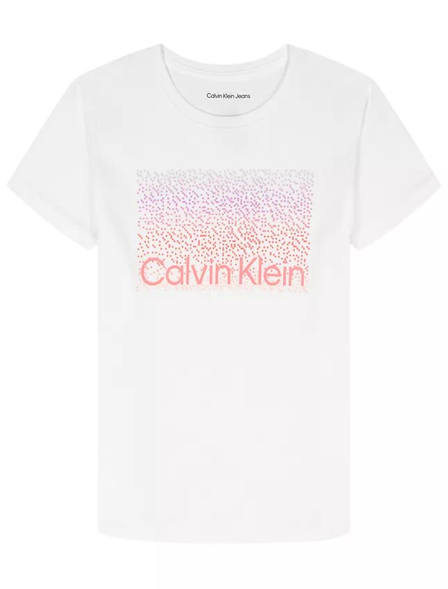Girls Ombre Logo Graphic Classic T-Shirt Girls Ombre Logo Graphic Classic T-Shirt