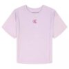 Girls Pintuck Monogram T-Shirt Girls Pintuck Monogram T-Shirt