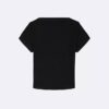 Girls Woven Monologo Rib T-Shirt Girls Woven Monologo Rib T-Shirt