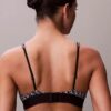 Graphic Monogram Microfiber Stretch Lightly Lined Triangle Bralette