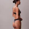 Graphic Monogram Microfiber Stretch Lightly Lined Triangle Bralette
