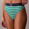 Graphic Monogram Microfiber Stretch Thong Graphic Monogram Microfiber Stretch Thong