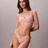 Graphic Monogram Swim Side Tie Bikini Bottom
