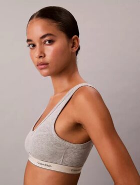 Heritage Cotton Stretch Lightly Lined Triangle Bralette