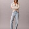 High Rise Straight Jeans