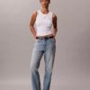 High Rise Straight Jeans