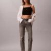 High Rise Straight Jeans