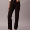 High Rise Straight Jeans