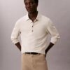 Jacquard Relaxed Polo Sweater