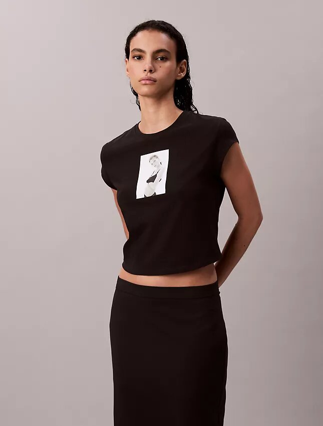 Kate Moss Graphic Baby Tee Kate Moss Graphic Baby Tee