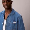 Linen Blend Denim Button-Down Shirt Linen Blend Denim Button-Down Shirt
