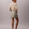 Linen Blend Mini Skort Linen Blend Mini Skort