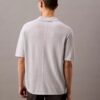 Linen Blend Polo Sweater