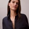 Linen Blend Relaxed Button-Down Shirt Linen Blend Relaxed Button-Down Shirt