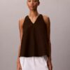 Linen Blend Sleeveless Top Linen Blend Sleeveless Top