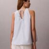 Linen Blend Sleeveless Top Linen Blend Sleeveless Top